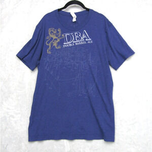 Firestone Walker Brewery Shirt Men's XL T-Shirt Beer Double Barrel Ale Blue